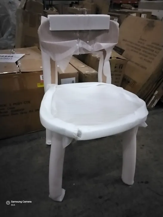 BOXED SAKSILD DINING CHAIR WHITE BEECH