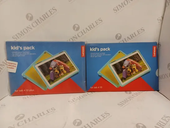 APPROXIMATELY 15 BOXED LENOVO KID'S TABLET PACKS FOR TAB 4 10/PLUS 