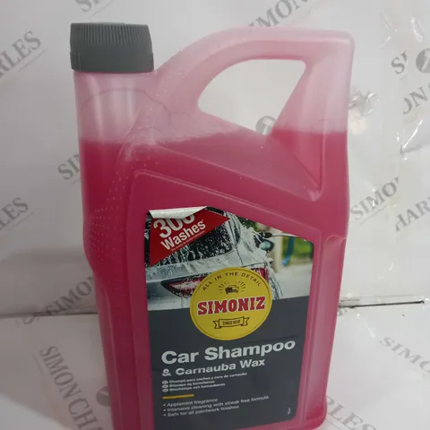 SIMONIZ CAR SHAMPOO & CARNAUBA WAX - 5L