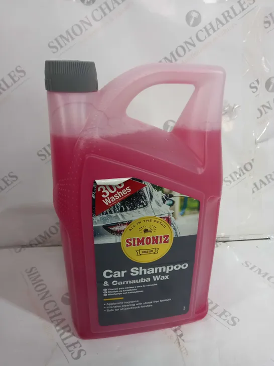 SIMONIZ CAR SHAMPOO & CARNAUBA WAX - 5L