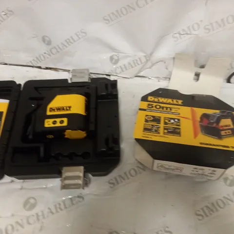 DEWALT 2-WAY SELF LEVELLING ULTRA BRIGHT CROSS LINE RED LASER DW088K