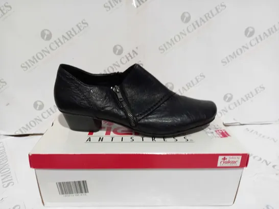 RIEKER SHOE BOOT BLACK SIZE 7.5