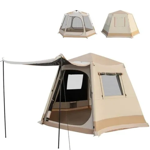 BOXED COSTWAY POP-UP INSTANT CAMPING TENT WITH AUTOMATIC BRACKET AND RAINFLY