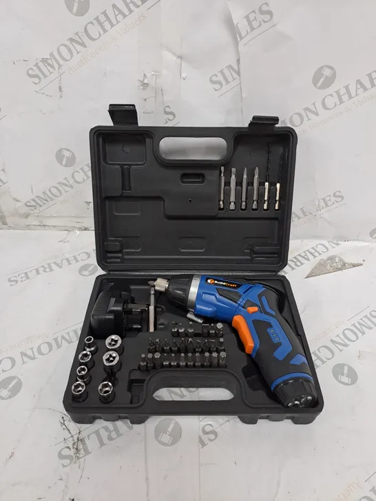 BOXED BUILDCRAFT TWIST HANDLE 3.6V SCREWDRIVER SET