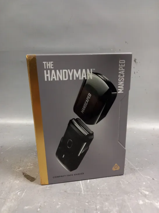 BOXED SEALED MANSCAPED THEHANDYMAN COMPACT FACE SHAVER 