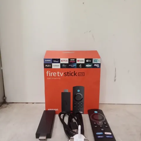 BOXED AMAZON FIRE TV STICK LITE 