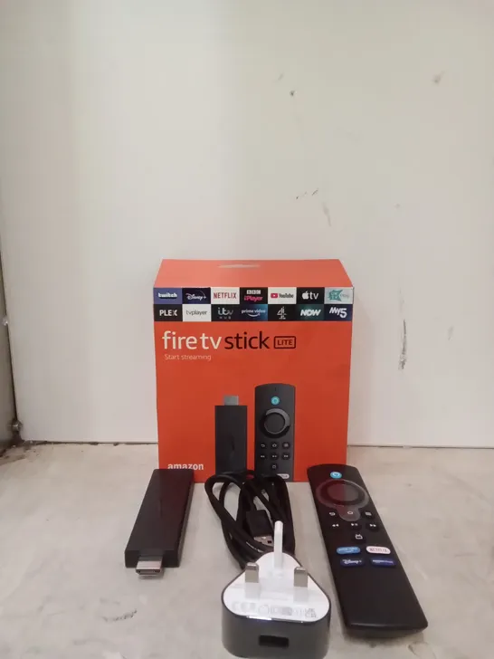 BOXED AMAZON FIRE TV STICK LITE 