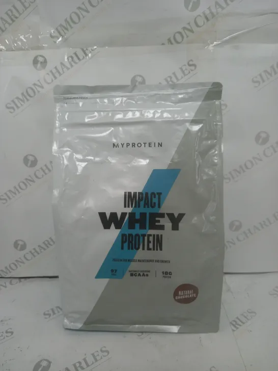 SEALED MY PROTEIN IMPACT WHEY PROTEIN NATURAL CHOCOLATE 