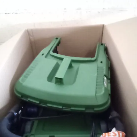 BOXED USED POWERBASE ELECTRIC ROTARY LAWNMOWER MEB1840 1800W