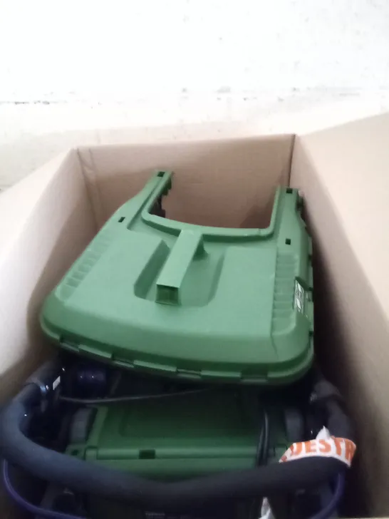 BOXED USED POWERBASE ELECTRIC ROTARY LAWNMOWER MEB1840 1800W