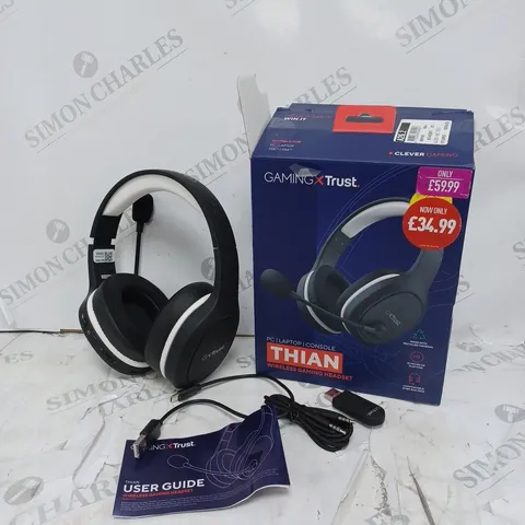 BOXED GAMING TRUST THIAN WIRELESS GAMING HEADSET