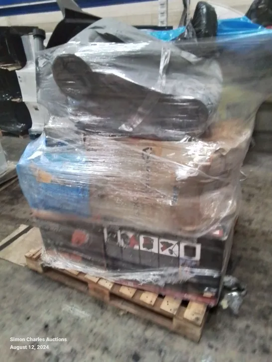 PALLET OF APPROXIMATELY 16 UNPROCESSED RAW RETURN HOUSEHOLD AND ELECTRICAL GOODS TO INCLUDE;