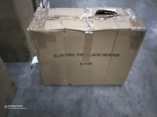 BOXED ELECTRIC FIREPLACE HEATER