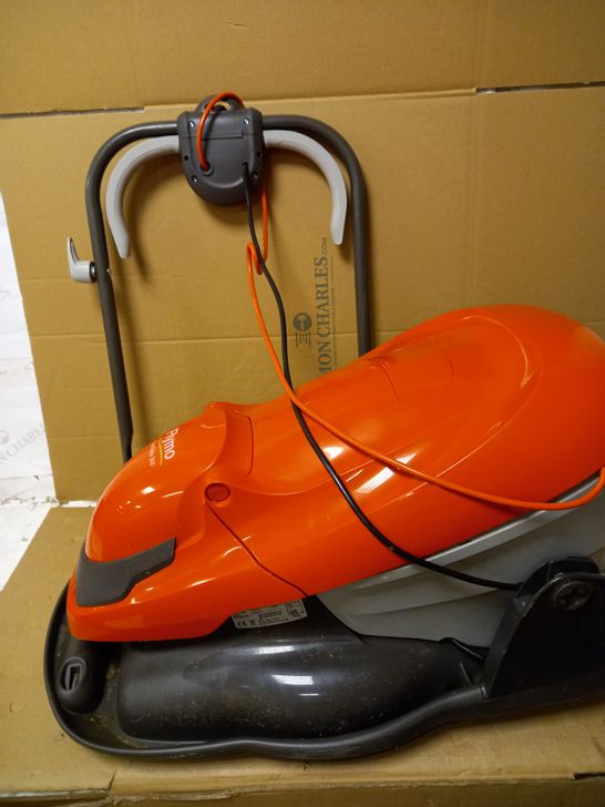 FLYMO EASIGLIDE PLUS 360V ELECTRIC HOVER COLLECT LAWNMOWER 