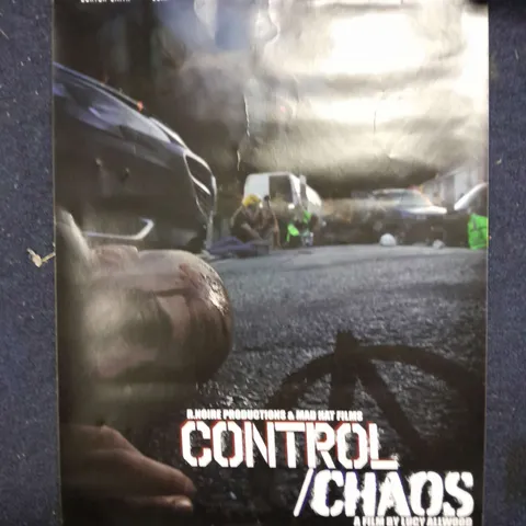 CONTROL/CHAOS MOVIE ART POSTER 