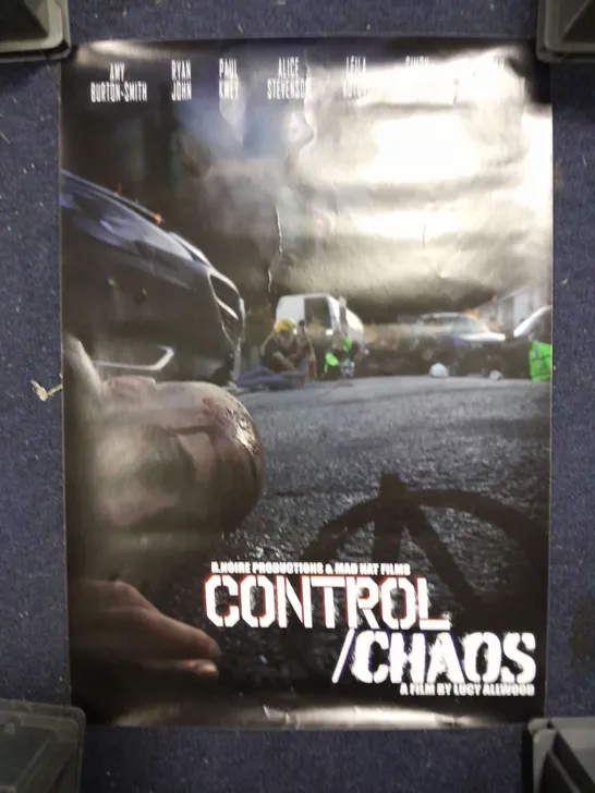 CONTROL/CHAOS MOVIE ART POSTER 