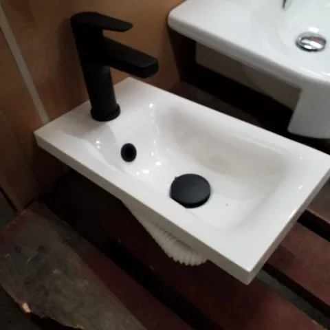 DESIGNER SLIMLINE HANDWASH SINK WITH TAP 