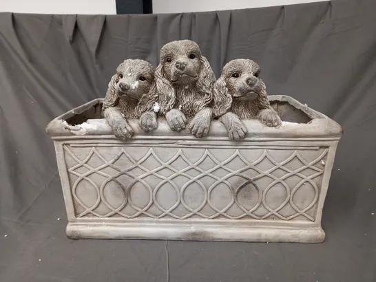 BOXED MY GARDEN STORIES POODLE TROUGH PLANTER