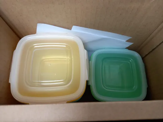 6 X SMALL KITCHEN CONTAINERS 