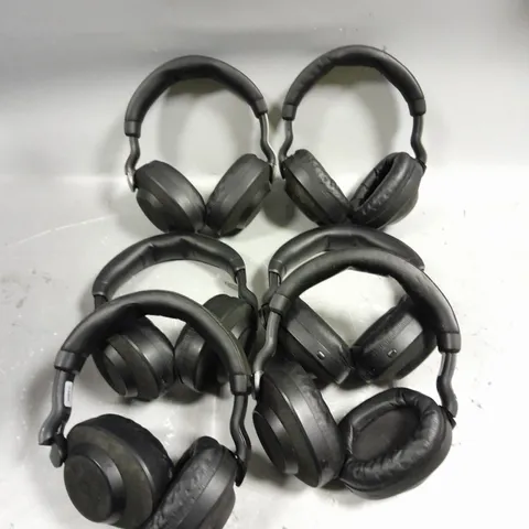 6 X JABRA WIRELESS BLUETOOTH HEADPHONES IN BLACK