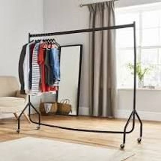 BOXED DESIGNER 180CM WIDE CLOTHES RACK