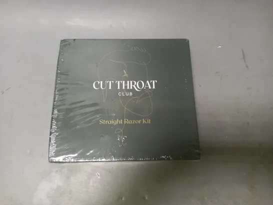 SEALED CUT THROAT CLUB STRAIGHT RAZOR KIT