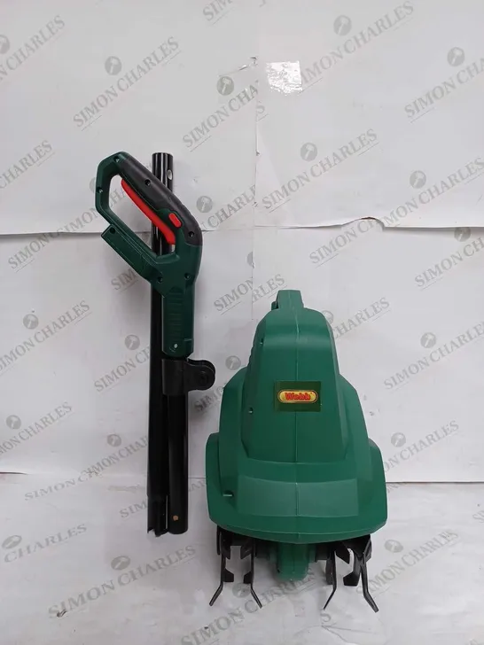 WEBB 20V CORDLESS TILLER WITH 2.0AH BATTERY & CHARGER