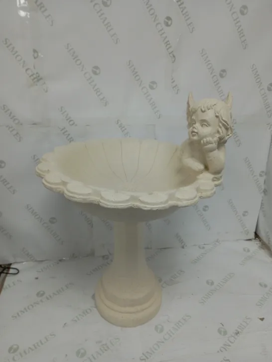 MY GARDEN STORIES CHERUB BIRDBATH / COLLECTION ONLY