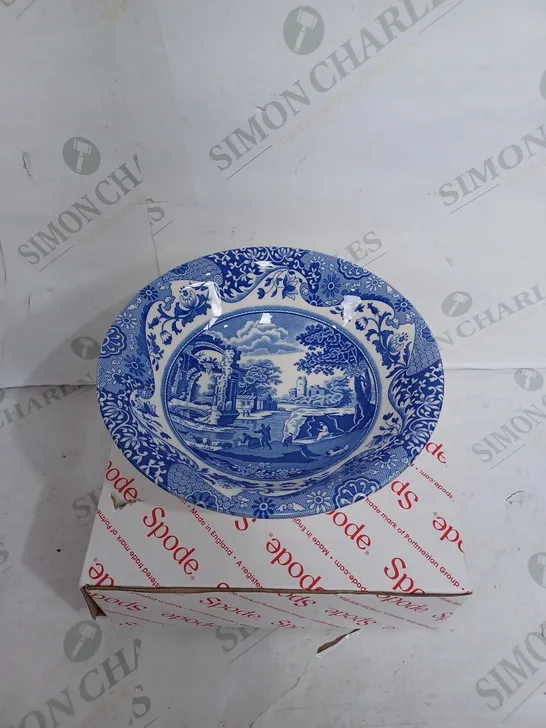 ITALIAN BLUE SET OF 4 CEREAL BOWLS - COLLECTION ONLY 