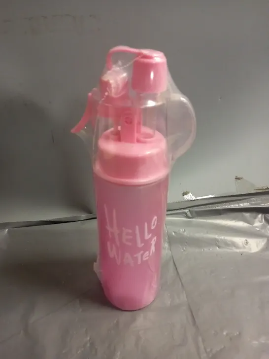 14 SEALED HWLLO WATER BOTTLES IN PINK