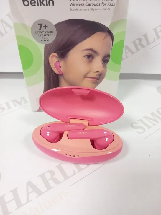 BOXED BELKIN SOUNDFORM NANO WIRELESS EARBUDS FOR KIDS