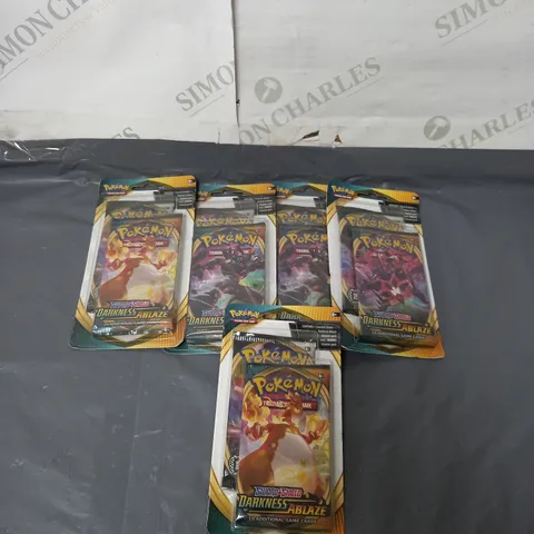 LOT OF 5 PACKS OF POKEMON TRADING CARDS