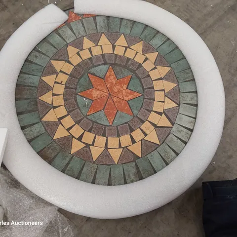 BOXED MOSAIC CIRCULAR TABLE