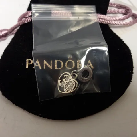 PANDORA SILVER 30TH BIRTHDAY DANGLE CHARM