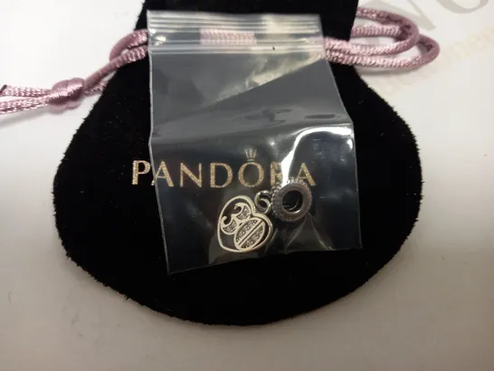 PANDORA SILVER 30TH BIRTHDAY DANGLE CHARM