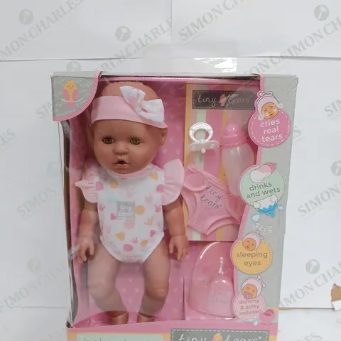 TINY TEARS  BABY CLASSIC 38CM CRYING AND WETTING DOLL