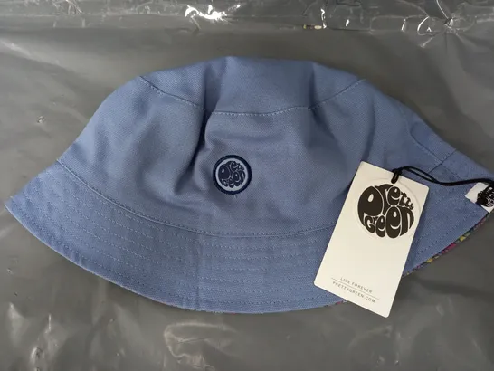 PRETTY GREEN MYSTIC PAISLEY BUCKET HAT IN BLUE - LARGE