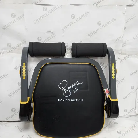 BOXED DAVINA FITNESS TOTAL BODY WORKOUT SYSTEM IN YELLOW