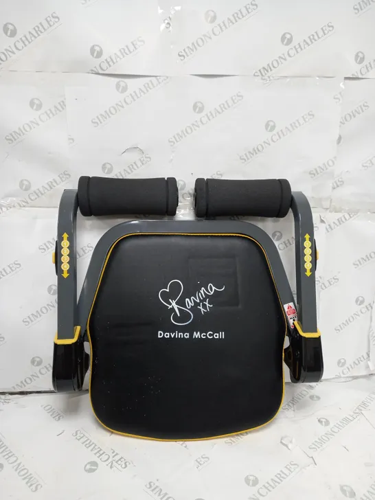 BOXED DAVINA FITNESS TOTAL BODY WORKOUT SYSTEM IN YELLOW