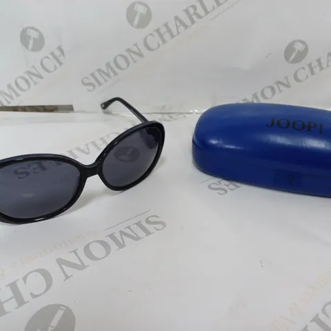 JOOP! 87155 BLUE/BLACK FRAMED OVAL SUNGLASSES