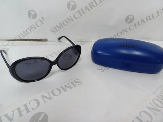 JOOP! 87155 BLUE/BLACK FRAMED OVAL SUNGLASSES