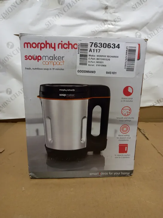 MORPHY RICHARDS SOUP MAKER COMPACT