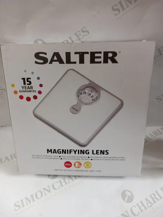 BOXED SALTER MAGNIFYING LENS MECHANICAL SCALE 484 WHKR