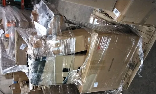 PALLET OF ASSORTED ITEMS INCLUDING ELECTRIC BARBECUE AND AIR FRYER