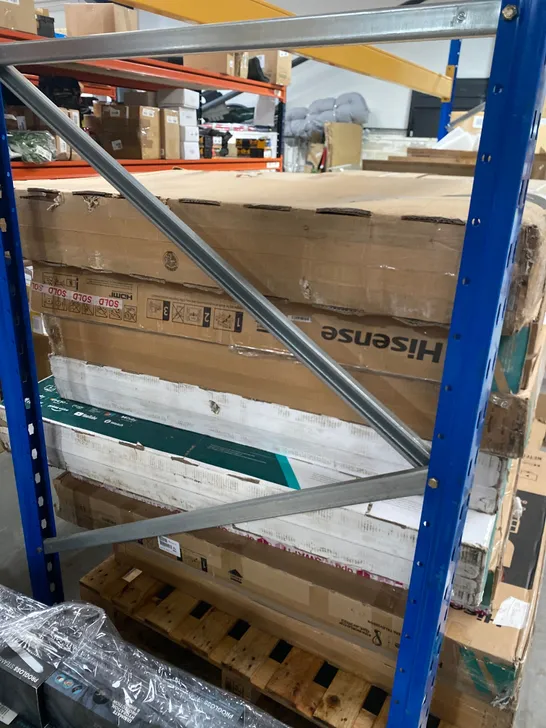 PALLET OF 9 ASSORTED FAULTY/DAMAGED TELEVISIONS TO INCLUDE: HISENSE 55”, HISENSE 50” ETC