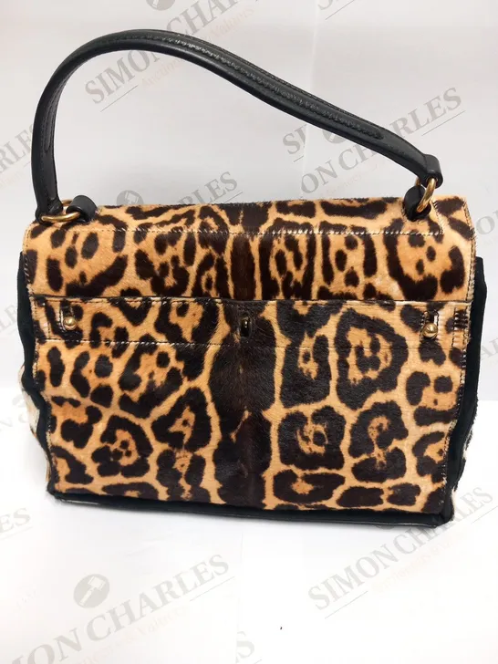 YVES SAINT LAURENT BORSA MUSE TWO BIG LEOPARD HANDBAG