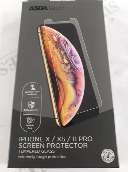 LARGE PALLET OF TECH IPHONE X/XS/11 PRO TEMPERED GLASS SCREEN PROTECTORS