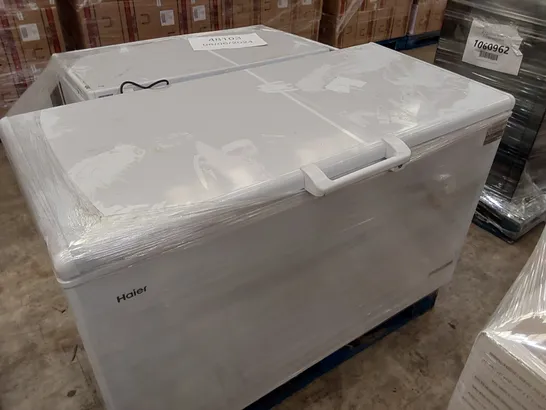 HAIER HCE203F FREESTANDING CHEST FREEZER 198L AND HAIER HCE429F FREESTANDING CHEST FREEZER 429L UNPROCESSED RAW RETURNS