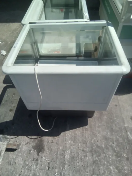 COMMERCIAL SMALL SELF SERVE FREEZER 