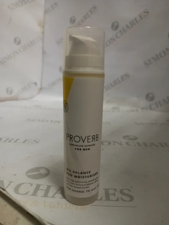 PROVERB LIFE FUELLED SKINCARE FOR MEN OIL BALANCE PRO MOISTURISER